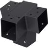 Suki Plug-in-connettore-giunto suki 7x7 angolo 75° antracite con 4 connessioni