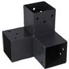 Suki Plug-in connettore suki 7x7 angolo 90° antracite con 3 connessioni