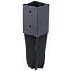 Suki Supporto verticale per ancoraggio a terra antracite, 71x71 mm - suki