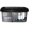 Initiatives Decoration Pittura decorativa lavabile metallica pur metal platino 2000 ml