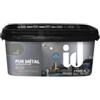 Initiatives Decoration Pittura decorativa lavabile metallica pur metal acciaio 2000 ml