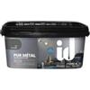 Initiatives Decoration Pittura decorativa lavabile metallica pur metal piombo 2000 ml
