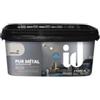 Initiatives Decoration Pittura decorativa lavabile metallica pur metal mercurio 2000 ml