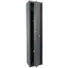 Armadio portafucili 5 posti in acciaio con tesoretto, 31,8x22,2x138,5 cm