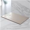 Piatto doccia effetto pietra tortora, 80x120 cm