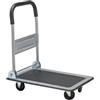 Essenza Carrello trasporto piatto essenza in acciaio portata 150 kg 73x47x83 cm