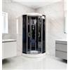 Decor Bagno Doccia idromassaggio decor bagno vesta con sedile 90x90x215 cm