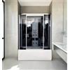 Decor Bagno Doccia idromassaggio decor bagno demetra con sedile 150x85x210 cm