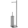 Gedy Piantana portarotolo e scopino wc gedy trilly in acciaio inox spazzolato