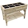 Fioriera per orto da esterno con supporto in legno di pino 120x60x87 cm
