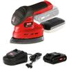 Valex Levigatrice palmare a batteria valex 18v 2ah e caricabatterie