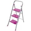 Scala pieghevole slimmy in acciaio con 3 gradini portata 150 kg