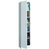 BellaHome Colonna multiuso 5 ripiani bellahome bianco 40x36x187 cm