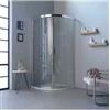 Box doccia marte semicircolare cromato 90x90x195 cm