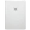 Piatto doccia quadrato in resina bianco opaco 70x90 cm