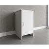 Mobile lavanderia 1 anta e 2 ripiani garden bianco 46,5x49x84 cm