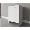 Mobile lavanderia 2ante e 2 ripiani garden bianco 60x49x84 cm