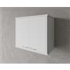 Pensile lavanderia 2 ripiani garden bianco 60x34x52,5 cm