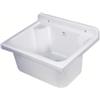Lavello a muro pilozzo mini in polipropilene bianco 42,5x34x20 cm