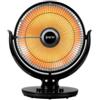 Stufa elettrica al carbonio da appoggio ignip nero 1000w