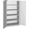 Fami Armadio in metallo fami perfom con 4 ripiani grigio chiaro 102,3x55,5x200 cm