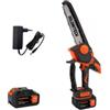 Dolomitech Troncarami a catena a batteria dolomitech barra 20 cm 2 batterie 21v 4ah e caricabatterie