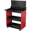 Essenza Carrello porta attrezzi 3 ripiani con pannello essenza 75x35x106 cm