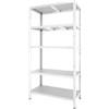Grima Scaffale 5 ripiani in metallo grima rako bianco 750 kg 100x40x188 cm