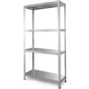 Grima Scaffale 4 ripiani in metallo grima maciste grigio 1040 kg 120x40x196 cm