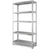 Grima Scaffale 5 ripiani in metallo grima maciste grigio 1300 kg 120x40x196 cm