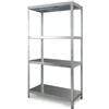 Grima Scaffale 4 ripiani in metallo grima maciste grigio 1040 kg 120x50x196 cm