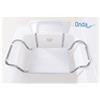 SEDILE PER VASCA DA BAGNO IN ACCIAO CROMATO - SERIE ONDA - RS925 (MORETTI)