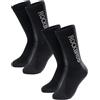 ROCKBROS Calze da Ciclismo per Uomo e Donna, Traspiranti con Logo Riflettente, Antibatteriche e Antiscivolo, Calzini Sportivi per MTB, Bici da Corsa, Palestra, Trekking, Outdoor e Running