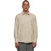 Urban Classics Solid Flannel Shirt Uomo Camicia Maniche Lunghe Verde Oliva Regular