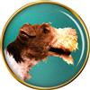 Filo Fox Cane Terrier Distintivo di Lapel Pin