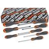 Beta 1205E/ES‑S8 - Set 8 Chiavi Maschio Esagonale con Impugnatura Evox, da 1,5 a 8 mm, Acciaio Resistente, Ergonomiche per Officina e Fai‑da‑te
