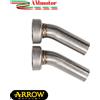Arrow DB Killer Coppia Terminale Arrow Round Sil Moto Ducati StreetFighter V2 25-26