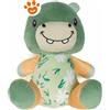 Leopet Dog Ippopotamo in Tessuto e Peluche (20x18cm) - Confezione Da 1 Pezzo