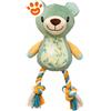 Leopet Dog Ippopotamo in Peluche con corda (27x15cm) - Confezione Da 1 Pezzo