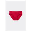 Tezenis Slip Taglio Vivo In Microfibra Riciclata Donna Rosso