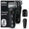 Braun Series 8 8560cc Wet e Dry Rasoio Elettrico Trimmer Nero