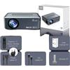 OEM Proiettore, risoluzione 1080P, decodifica 8K, colore nero, alimentazione 100V-240V, spina europea