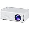 OEM Mini proiettore, risoluzione nativa 1080p, portatile, LED, colore bianco, alimentazione 100V-240V, spina di tipo EU