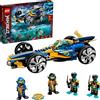 LEGO NINJAGO Bolide Subacqueo dei Ninja, Giocattoli per Bambini 2 in 1 Macchina e Sottomarino con Minifigure di Cole a Jay, 71752