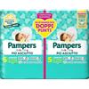 Pampers - Baby Dry Pannolino Duo Downcount Junior Confezione 32 Pezzi