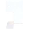 Reggilibro in lamiera - 150 x 200 x 155 mm. - bianco
