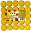 Candele tealights pantelleria alla citronella 25 pezzi