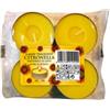 Candela alla citronella corfu maxi tealights 4 candele
