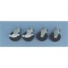 Easy System Set di 4 ruote - 7.5cm