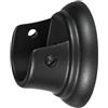 Errebi 2 supporti neri laterali per tubo tenda diametro 20 mm